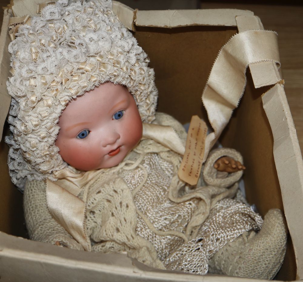 A bisque headed Armand Marseille doll